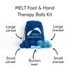 MELT Method Hand & Foot Therapy Ball Kit w/ Sensory FasciaPoint - Therapy Massage Ball Set and Massage Roller for Plantar Fasciitis, Trigger Point, & Myofascial Release - Hand & Foot Roller Massager view 2